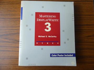 Mastering IBM DisplayWrite 3 - engelstalig, met poster beschikbaar voor biedingen