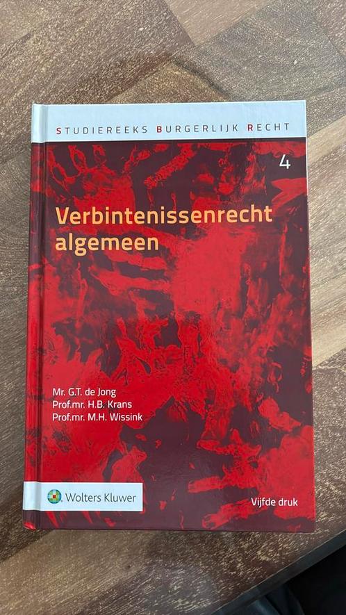 H.B. Krans - Verbintenissenrecht algemeen, Boeken, Wetenschap, Zo goed als nieuw, Sociale wetenschap, Ophalen of Verzenden