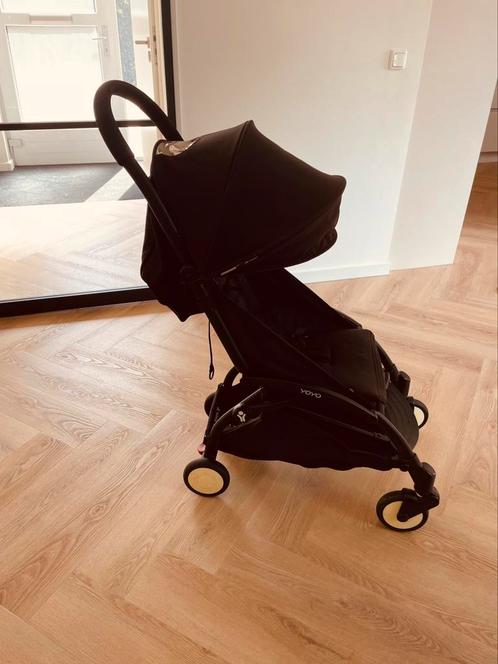 Babyzen Yoyo - zwart, Kinderen en Baby's, Buggy's, Gebruikt, Overige merken, Regenhoes, Ophalen