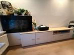 Tv meubel met elektrische kachel en vlam, Ophalen, Gebruikt, 150 tot 200 cm, Minder dan 100 cm