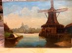 Antiek olieverf schilderij, Ophalen of Verzenden