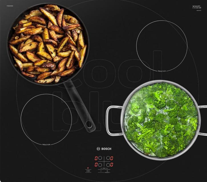 Bosch Inductiekookplaat PUG61RAA5D - Nieuw in doos!, Witgoed en Apparatuur, Kookplaten, Nieuw, Inbouw, Inductie, 4 kookzones, Energieklasse A of zuiniger