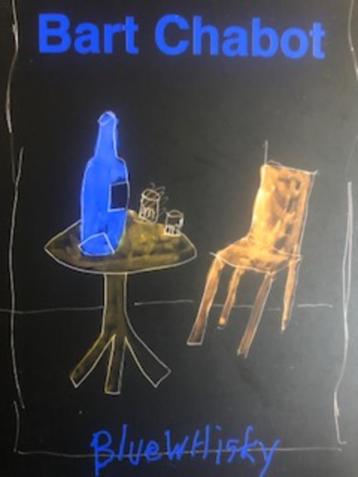 Gesigneerd, Bart Chabot, Blue whisky beschikbaar voor biedingen