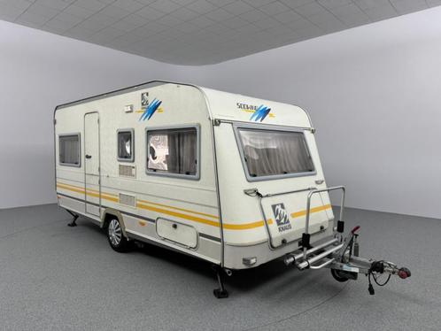 Knaus Südwind 450 TU Mover Fietsendrager, Caravans en Kamperen, Caravans, Bedrijf, tot en met 4, Rondzit, Knaus, Vast bed, 4 tot 5 meter