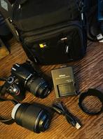 Nikon D3200 + 2 lenzen & toebehoren, Audio, Tv en Foto, Fotocamera's Digitaal, Ophalen of Verzenden, Zo goed als nieuw, Nikon