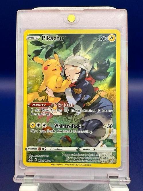 Pikachu TG05/TG30 – Trainer Gallery – Full Art & Mint!, Hobby en Vrije tijd, Verzamelkaartspellen | Pokémon, Zo goed als nieuw