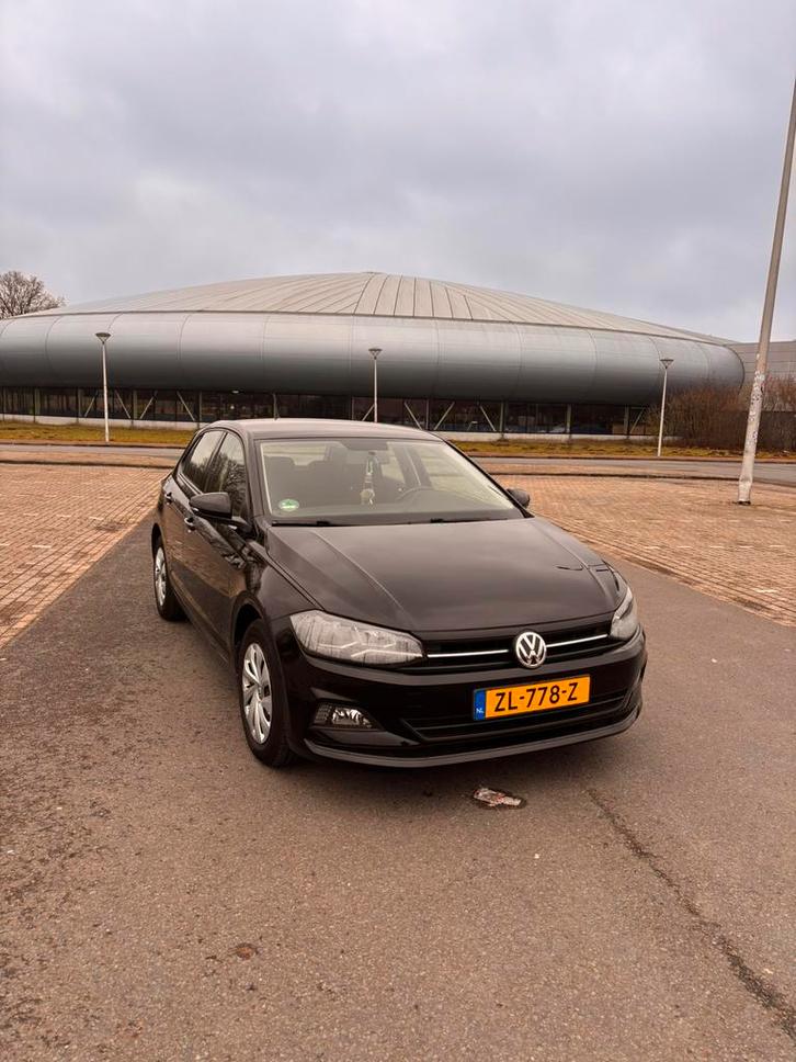 Volkswagen Polo 1.0 mpi 80pk 2019 Zwart, Auto's, Volkswagen, Particulier, Polo, Apple Carplay, Bluetooth, Boordcomputer, Centrale vergrendeling