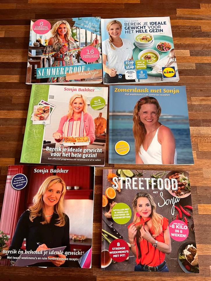 Sonja Bakker Boeken Collectie, Boeken, Kookboeken, Zo goed als nieuw, Voorgerechten en Soepen, Nederland en België, Gezond koken