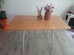 Inklapbare bamboe eettafel, Ophalen, 100 tot 150 cm, 50 tot 100 cm, Zo goed als nieuw