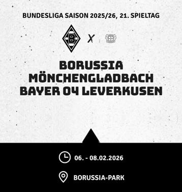Kaarten te koop Borussia Mönchengladbach- Leverkusen beschikbaar voor biedingen