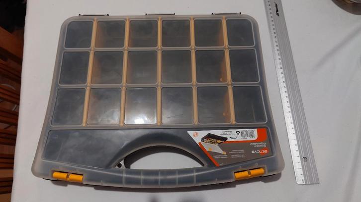 Sencys Assortimentsdoos/sorteerdoos 38cm 23-vakken, Doe-het-zelf en Verbouw, Gereedschapskisten, Zo goed als nieuw, Ophalen of Verzenden