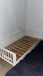 Kinderbed wit incl lattenbodem 140x70, 140 tot 160 cm, Gebruikt, Lattenbodem, 70 tot 85 cm