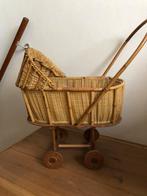 Rotan poppenwagentje vintage, Ophalen of Verzenden, Gebruikt, Overige typen