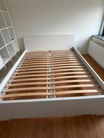 Ikea ASKVOLL bed met Morgedal matras (evt ook los te koop), Ophalen, Wit, Tweepersoons, Zo goed als nieuw