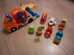 Toet Toet wagen en 7 auto's, Ophalen, Zo goed als nieuw