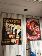 Droste singer emaille uit jaren 90 €210,- incl verz, Ophalen, Reclamebord