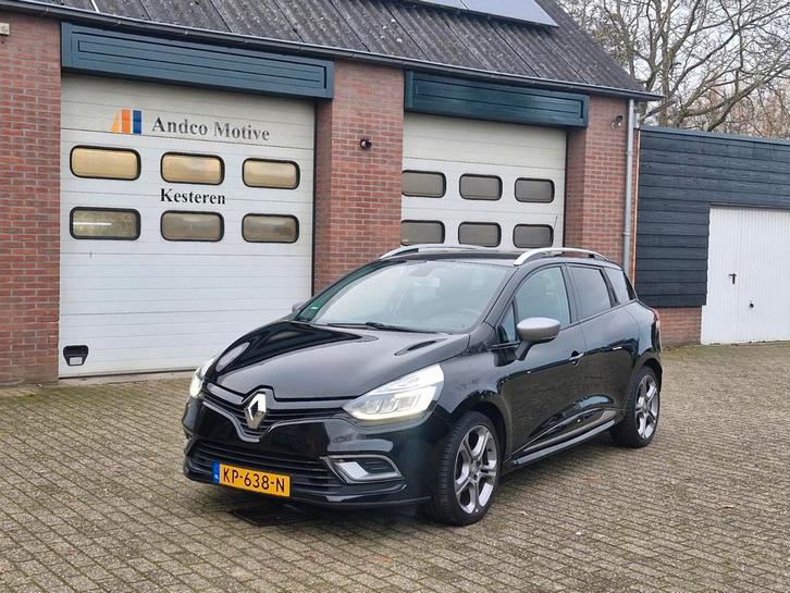 Renault Clio 1.2 TCE GT-Line Estate 2016 Zwart, Auto's, Renault, Bedrijf, Te koop, Clio, ABS, Achteruitrijcamera, Adaptieve lichten