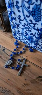 Rozenkrans blauw, Antiek en Kunst, Antiek | Religie, Ophalen of Verzenden