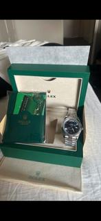 Rolex daydate 41mm blauw, Sieraden, Tassen en Uiterlijk, Horloges | Heren, Verzenden, Zo goed als nieuw, Staal, Rolex