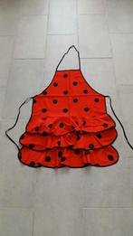 Schort in flamencostijl, Ophalen of Verzenden, Zo goed als nieuw, Rood, Schort