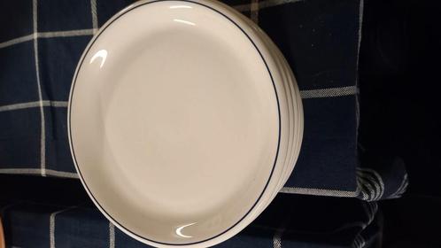 Arzberg Daily serviesdelen wit blauw randje, Huis en Inrichting, Keuken | Servies, Zo goed als nieuw, Schaal of Schalen, Porselein