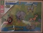 Houten Puzzel met Dieren - Marionette Toys, 2 tot 4 jaar, 10 tot 50 stukjes, Nieuw, Ophalen of Verzenden