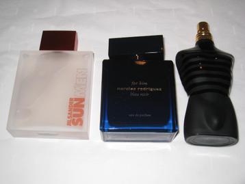 Herengeuren van Yves SL, Versace, Rabanne,Zadig &V, etc. beschikbaar voor biedingen