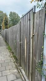 4 helle schuttingpanelen en een poort met sleutels, Tuin en Terras, Schuttingen, Ophalen, 1 tot 2 meter, 6 meter of meer, ?