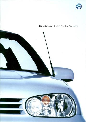 Folder VW Golf Cabriolet 1998 beschikbaar voor biedingen