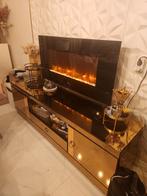 Spiegelglas dressoir/tv kast incl. Sierhaard, Ophalen of Verzenden, Zo goed als nieuw, 25 tot 50 cm, Minder dan 100 cm
