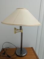 Tafellamp Lamp Vintage Hollywood Regency Messing Jaren 80, Ophalen of Verzenden, Zo goed als nieuw, Minder dan 50 cm
