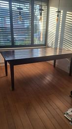 EETTAFEL geheel eiken 2.10 lang., Huis en Inrichting, Tafels | Eettafels, Ophalen of Verzenden