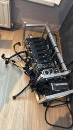 Mining rig zonder GPU tot 7 videokaarten, Ophalen, T, T, Zo goed als nieuw