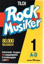 4 boeken Rock Musiker - 80.000 musici en op welke plaat, Boeken, Muziek, Algemeen, Zo goed als nieuw, Klaus D. Tilch, Verzenden