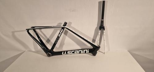 U. Scanini 914 US carbonframe + voorvork., Fietsen en Brommers, Fietsonderdelen, Zo goed als nieuw, Algemeen, Frame, Ophalen