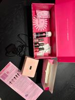 Pink gellac set, Sieraden, Tassen en Uiterlijk, Uiterlijk | Cosmetica en Make-up, Ophalen, Zo goed als nieuw, Wit, Handen en Nagels