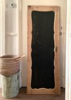 Oud Biedermeier kastpaneel als krijtbord, incl krijt, Ophalen, Gebruikt, Krijtbord