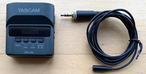 Tascam DR-10L Lavalier Microfoon met Digital Audio Recorder, Muziek en Instrumenten, Microfoons, Zo goed als nieuw, Overige typen