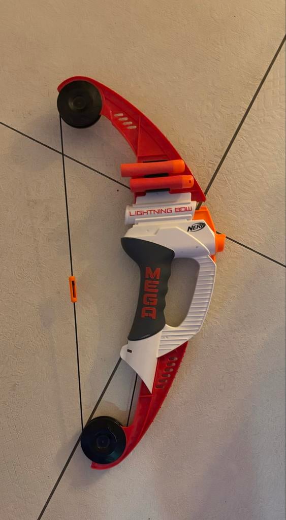 Nerf Mega Lightning Bow - Pijl en Boog, Ophalen of Verzenden, Gebruikt, Jongen of Meisje