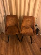 Stoelen te koop, Huis en Inrichting, Stoelen, Ophalen, Gebruikt, Twee, Bruin