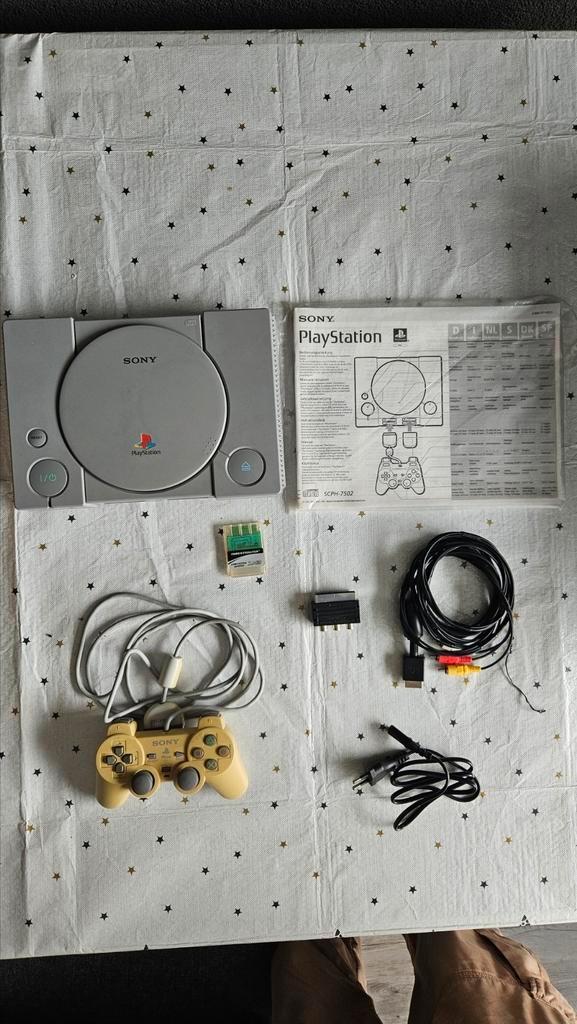 PS1 PSX te koop met veel games Playstation, Spelcomputers en Games, Spelcomputers | Sony PlayStation 1, Gebruikt, Met 1 controller