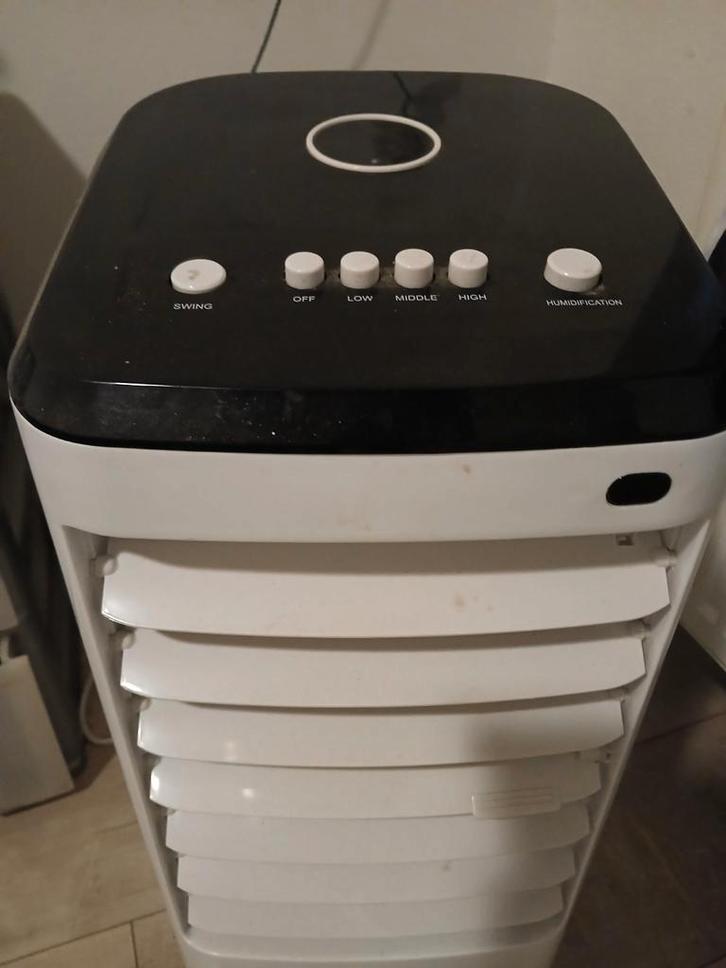 Mobiele Airco / Ventilator, Witgoed en Apparatuur, Airco's, Gebruikt, Mobiele airco, Minder dan 60 m³, 3 snelheden of meer, Koelen en Ontvochtigen