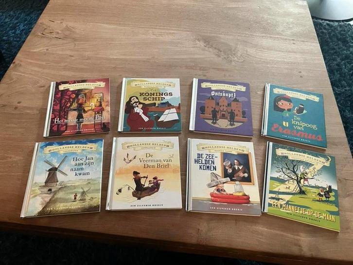 Hollandse Helden Serie -zilveren boekjes geschiedenis, Boeken, Kinderboeken | Jeugd | onder 10 jaar, Zo goed als nieuw, Non-fictie