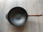 Skeppshult wok / wokpan gietijzer, Huis en Inrichting, Keuken | Potten en Pannen, Ophalen of Verzenden, Zo goed als nieuw, Gietijzer