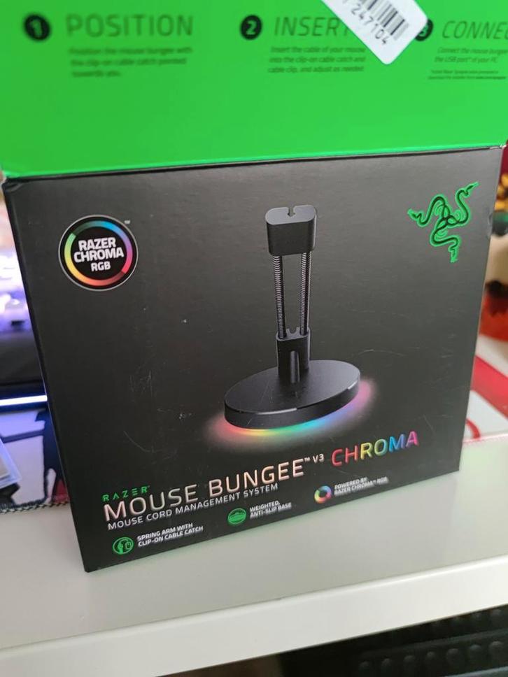 Razer RGB Muis Bungee - Zo Goed Als Nieuw!, Computers en Software, Muizen, Zo goed als nieuw, Ophalen of Verzenden