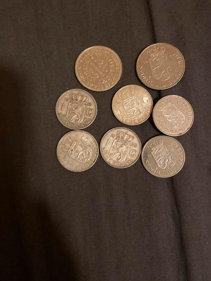 Collectie Nederlandse Gulden en Rijksdaalder, Postzegels en Munten, Munten | Nederland, Losse munt, Ophalen of Verzenden