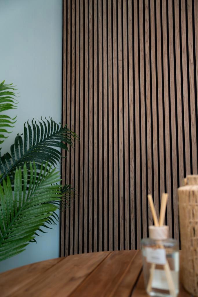 Akoestische wandpanelen - Akupanel - lattenwand - wandpaneel, Huis en Inrichting, Woonaccessoires | Wanddecoraties, Nieuw, Ophalen of Verzenden