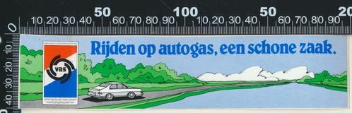 Sticker: VAS - Rijden op autogas een schone zaak, Verzamelen, Stickers, Zo goed als nieuw, Auto of Motor, Ophalen of Verzenden