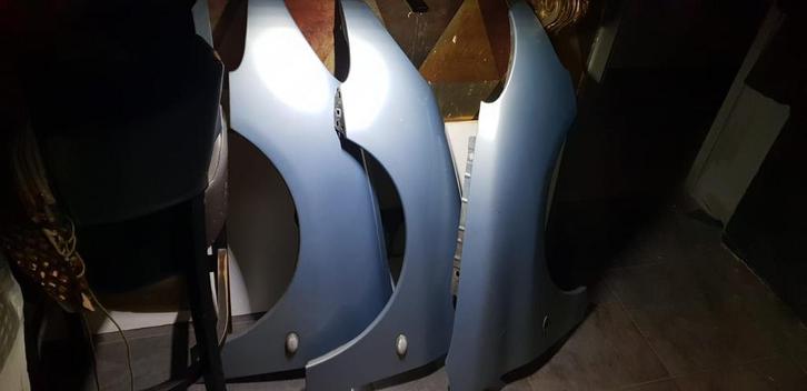 PEUGEOT 206 VOORSCHERMEN BJ 98 TOT 2007, Auto-onderdelen, Carrosserie en Plaatwerk, Spatbord, Gebruikt, Ophalen of Verzenden