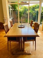 Eetkamertafel kersenhout met vier stoelen, Ophalen, Gebruikt, 50 tot 100 cm, 150 tot 200 cm